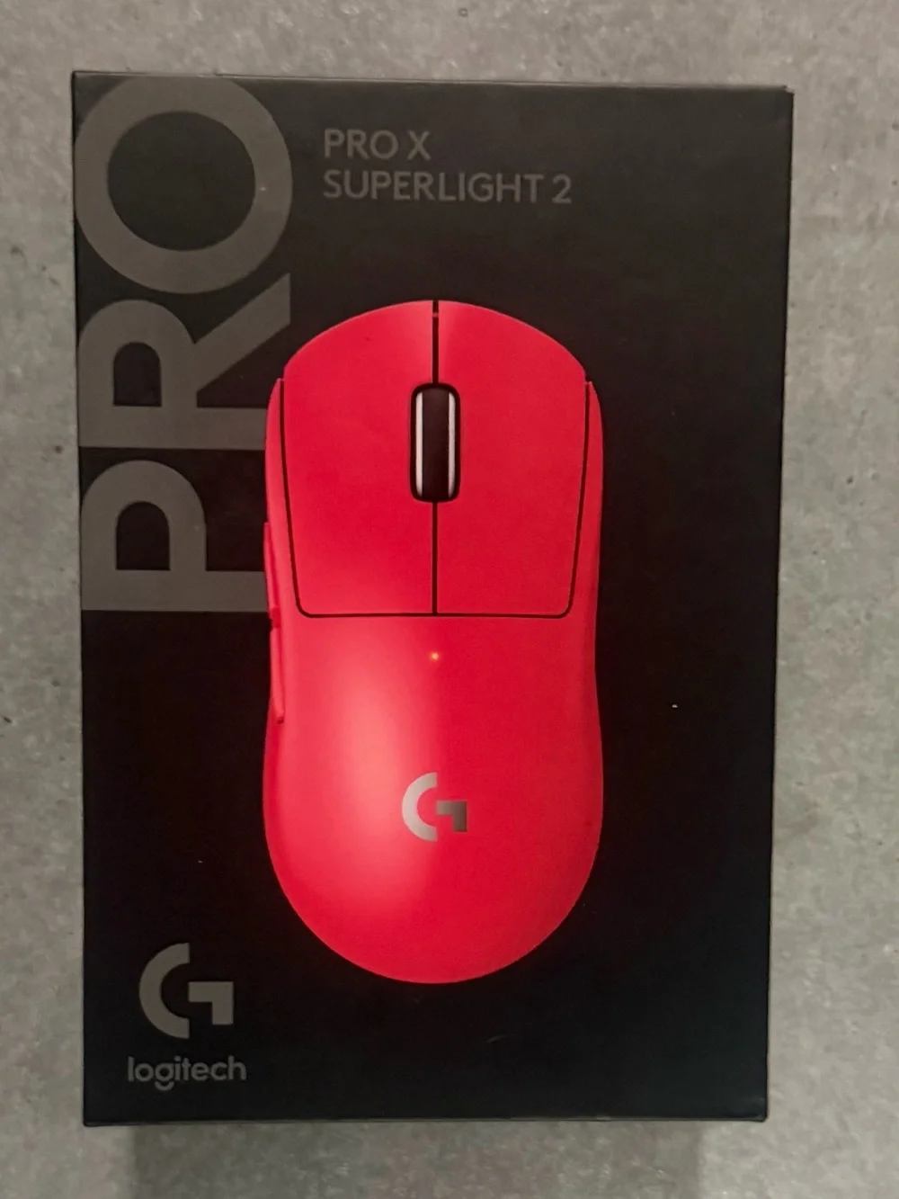 Logitech Pro X SuperLight Limited Edition Red Wireless Gaming Mouse